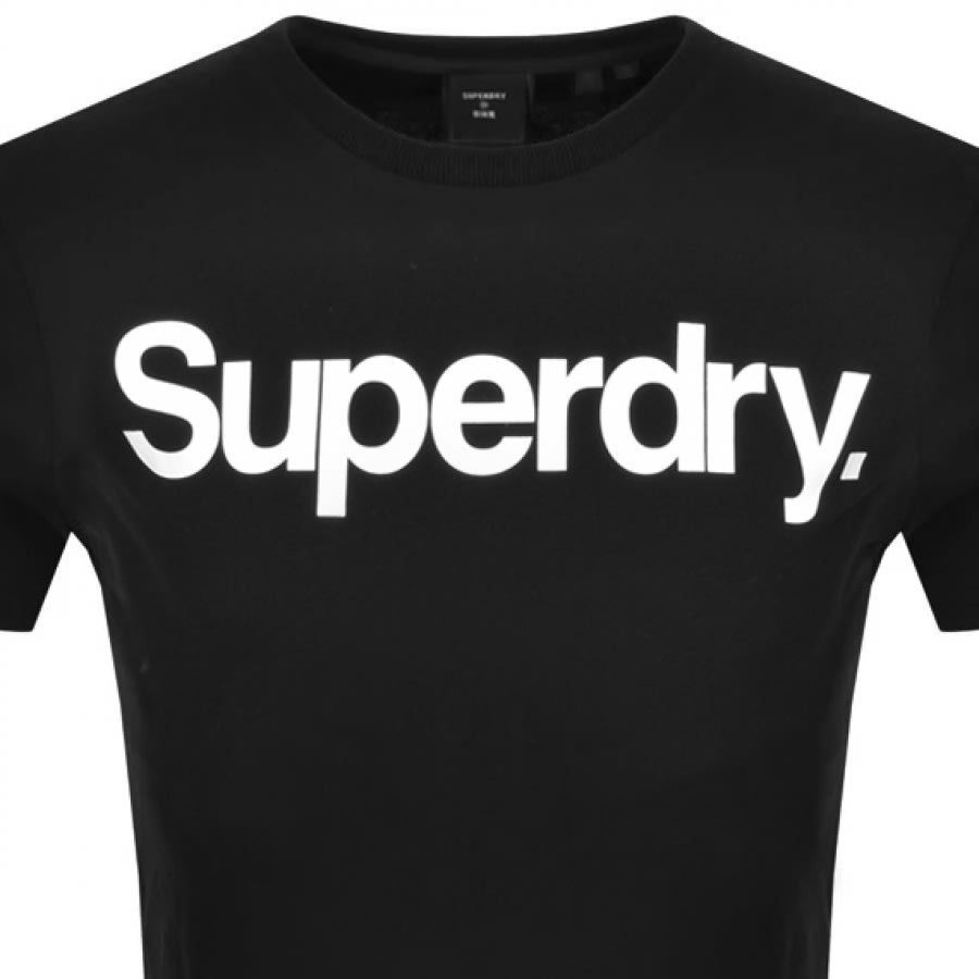 Alternative Image for ProductSuperdry Short Sleeved T Shirt Black2